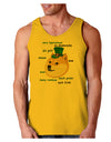 St Patricks Day Leprechaun Doge Loose Tank Top-Loose Tank Top-TooLoud-Gold-Small-Davson Sales