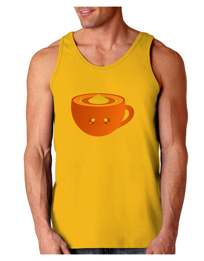 Cute Holiday Drink Pumpkin Spice Latte Loose Tank Top-Loose Tank Top-TooLoud-Gold-Small-Davson Sales