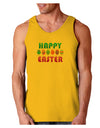 Happy Easter Decorated Eggs Loose Tank Top-Loose Tank Top-TooLoud-Gold-Small-Davson Sales