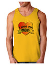 I Love My Mom - Heart Banner Design Loose Tank Top by TooLoud-Loose Tank Top-TooLoud-Gold-Small-Davson Sales