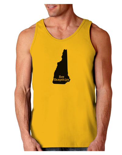 New Hampshire - United States Shape Loose Tank Top by TooLoud-Loose Tank Top-TooLoud-Gold-Small-Davson Sales