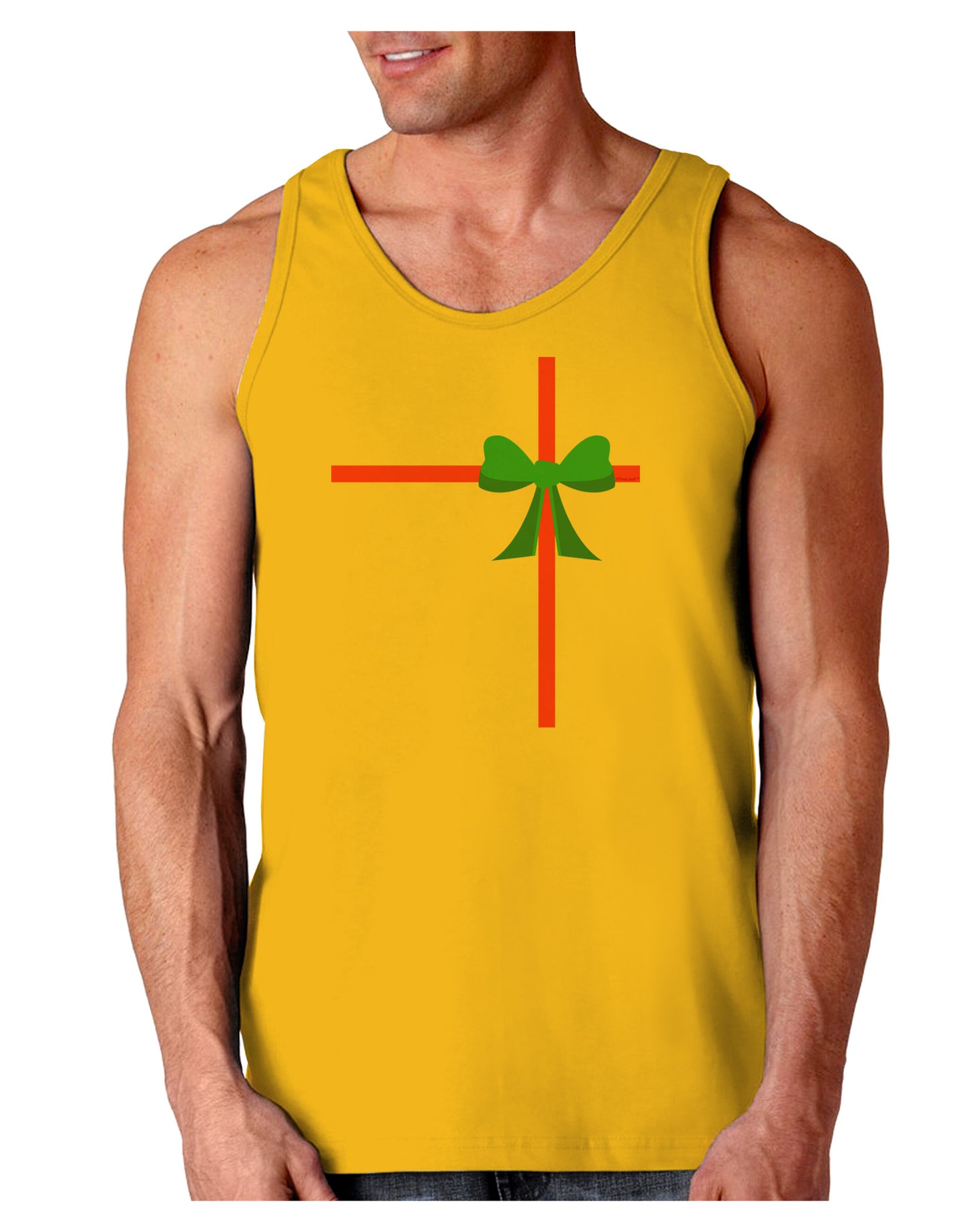Christmas Present Gift Loose Tank Top-Loose Tank Top-TooLoud-Gold-Small-Davson Sales