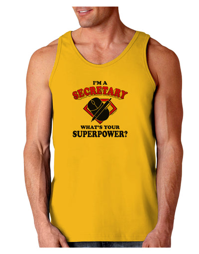 Secretary - Superpower Loose Tank Top-Loose Tank Top-TooLoud-Gold-Small-Davson Sales