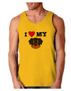 I Heart My - Cute Rottweiler Dog Loose Tank Top by TooLoud-Loose Tank Top-TooLoud-Gold-Small-Davson Sales