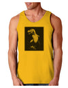 Tyrannosaurus Rex Design - Grayscale Loose Tank Top by TooLoud-Loose Tank Top-TooLoud-Gold-Small-Davson Sales