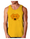 Cute Yellow Labrador Retriever Dog Loose Tank Top by TooLoud-Loose Tank Top-TooLoud-Gold-Small-Davson Sales