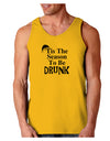 Season To Be Drunk BnW Loose Tank Top-Loose Tank Top-TooLoud-Gold-Small-Davson Sales