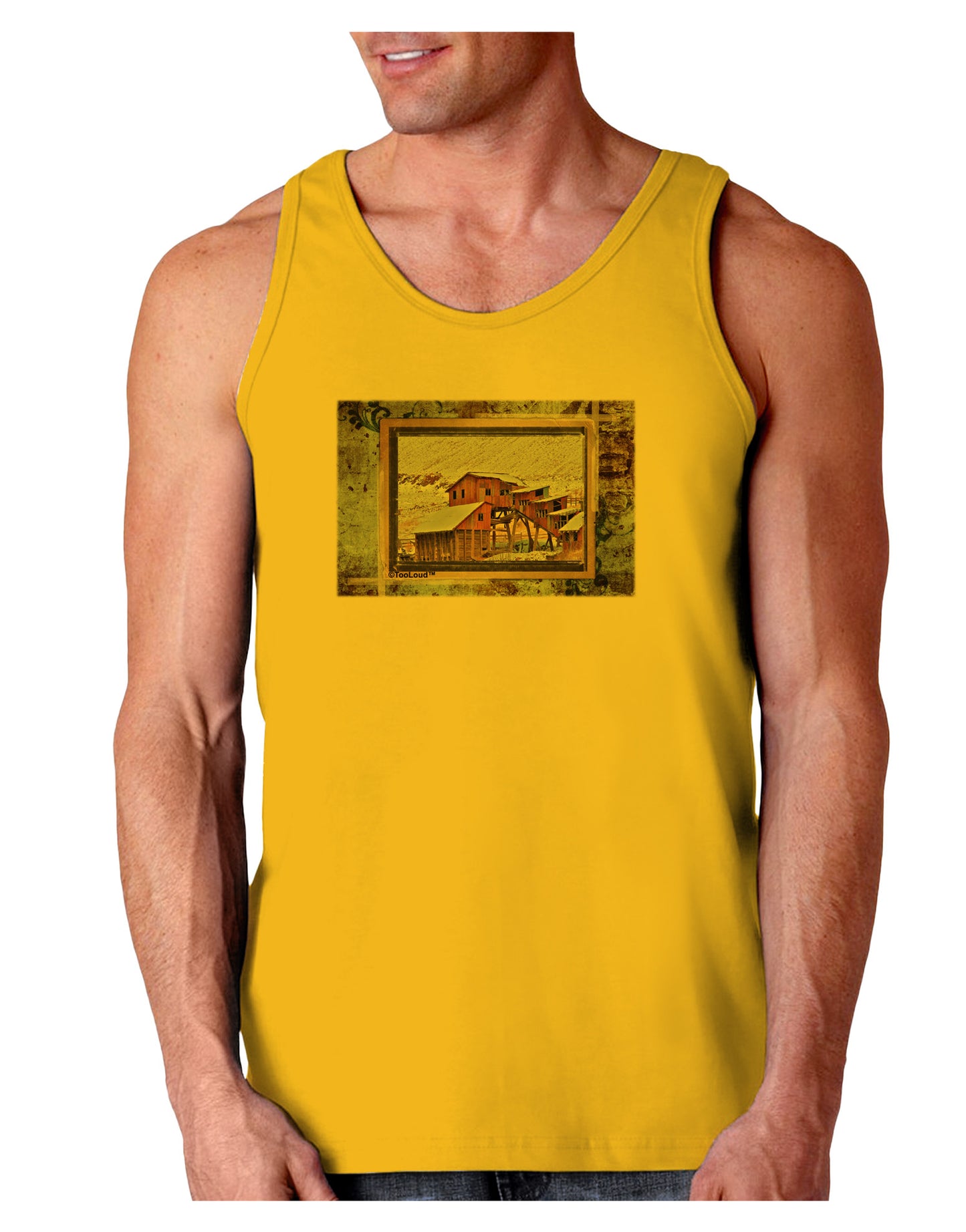 Mine Scene Colorado Loose Tank Top-Loose Tank Top-TooLoud-Gold-Small-Davson Sales