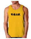 Thank God It's Friday - TGIF Loose Tank Top by TooLoud-Loose Tank Top-TooLoud-Gold-Small-Davson Sales