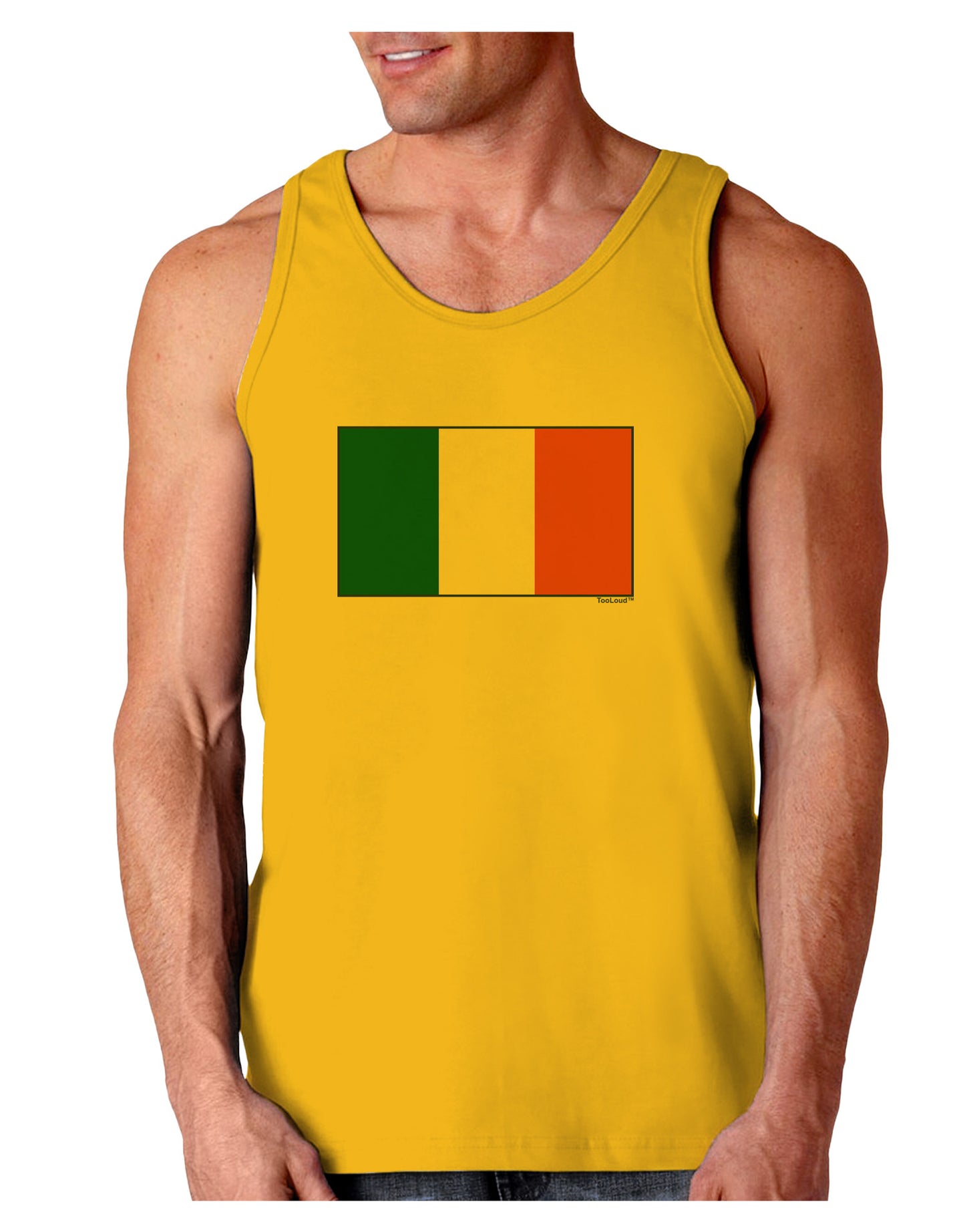 Irish Flag - Flag of Ireland Loose Tank Top-Loose Tank Top-TooLoud-Gold-Small-Davson Sales