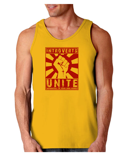 Introverts Unite Funny Loose Tank Top by TooLoud-TooLoud-Gold-Small-Davson Sales