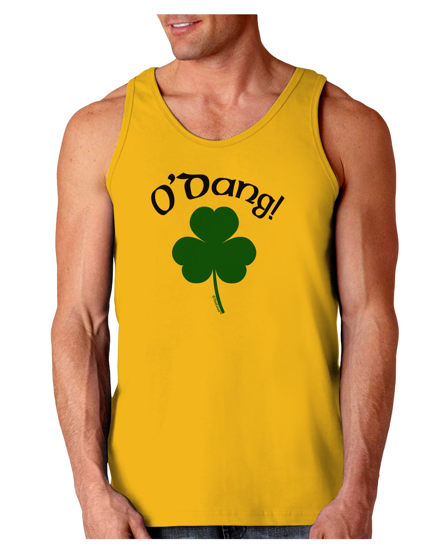 O'Dang - St Patrick's Day Loose Tank Top-Loose Tank Top-TooLoud-Gold-Small-Davson Sales