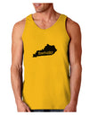 Kentucky - United States Shape Loose Tank Top by TooLoud-TooLoud-Gold-Small-Davson Sales