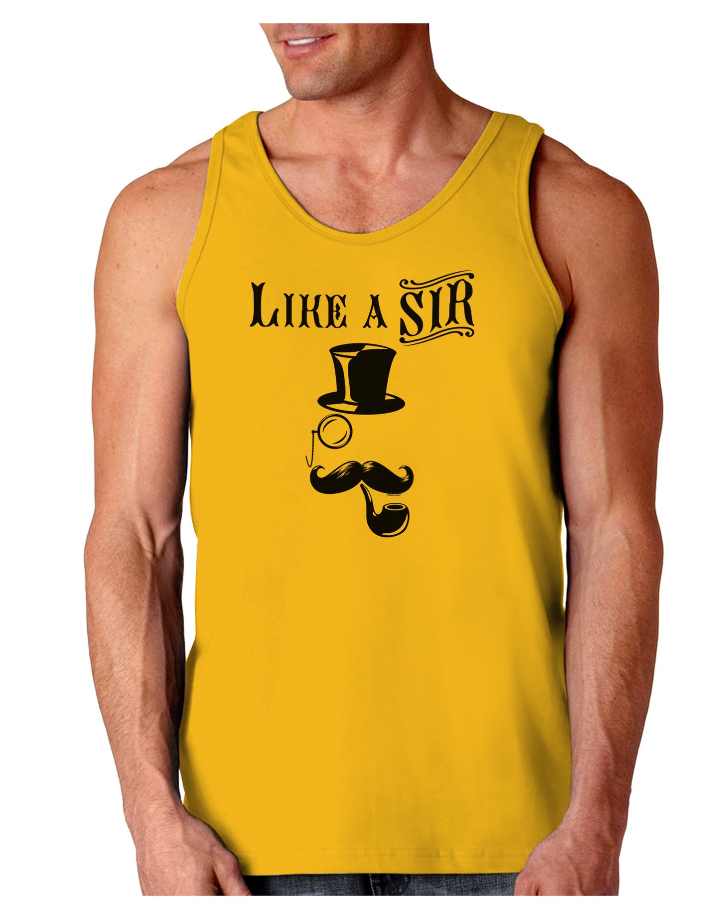 Like A Sir - Super Classy Loose Tank Top-Loose Tank Top-TooLoud-Gold-Small-Davson Sales