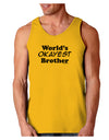 World's Okayest Brother Text Loose Tank Top by TooLoud-Loose Tank Top-TooLoud-Gold-Small-Davson Sales