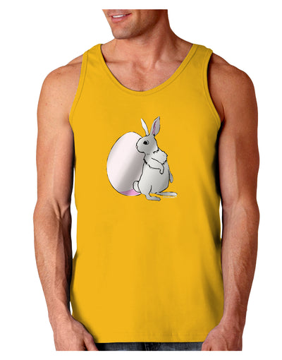 Easter Bunny and Egg Metallic - Silver Loose Tank Top by TooLoud-Loose Tank Top-TooLoud-Gold-Small-Davson Sales