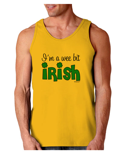 I'm A Wee Bit Irish Loose Tank Top by TooLoud-Loose Tank Top-TooLoud-Gold-Small-Davson Sales