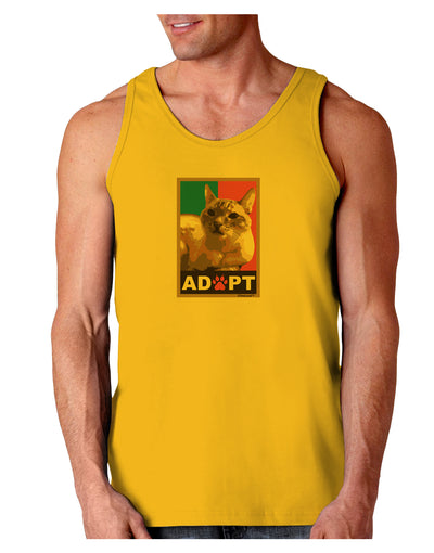 Adopt Cute Kitty Cat Adoption Loose Tank Top-Loose Tank Top-TooLoud-Gold-Small-Davson Sales