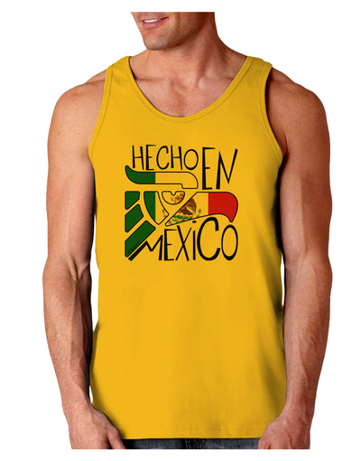 Hecho en Mexico Design - Mexican Flag Loose Tank Top by TooLoud-Loose Tank Top-TooLoud-Gold-Small-Davson Sales