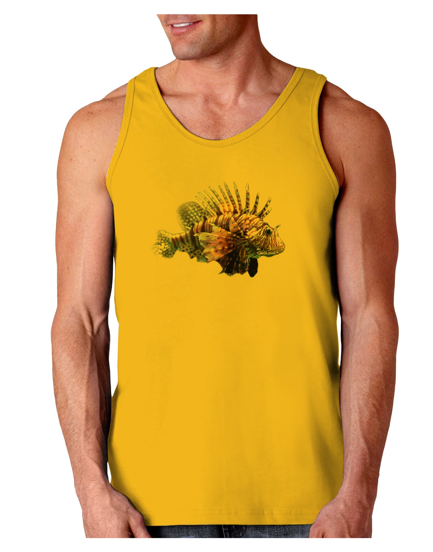 Lionfish Loose Tank Top-Loose Tank Top-TooLoud-Gold-Small-Davson Sales
