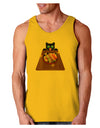 Anime Cat Loves Sushi Loose Tank Top by TooLoud-Loose Tank Top-TooLoud-Gold-Small-Davson Sales