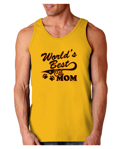 World's Best Cat Mom Loose Tank Top by TooLoud-Loose Tank Top-TooLoud-Gold-Small-Davson Sales