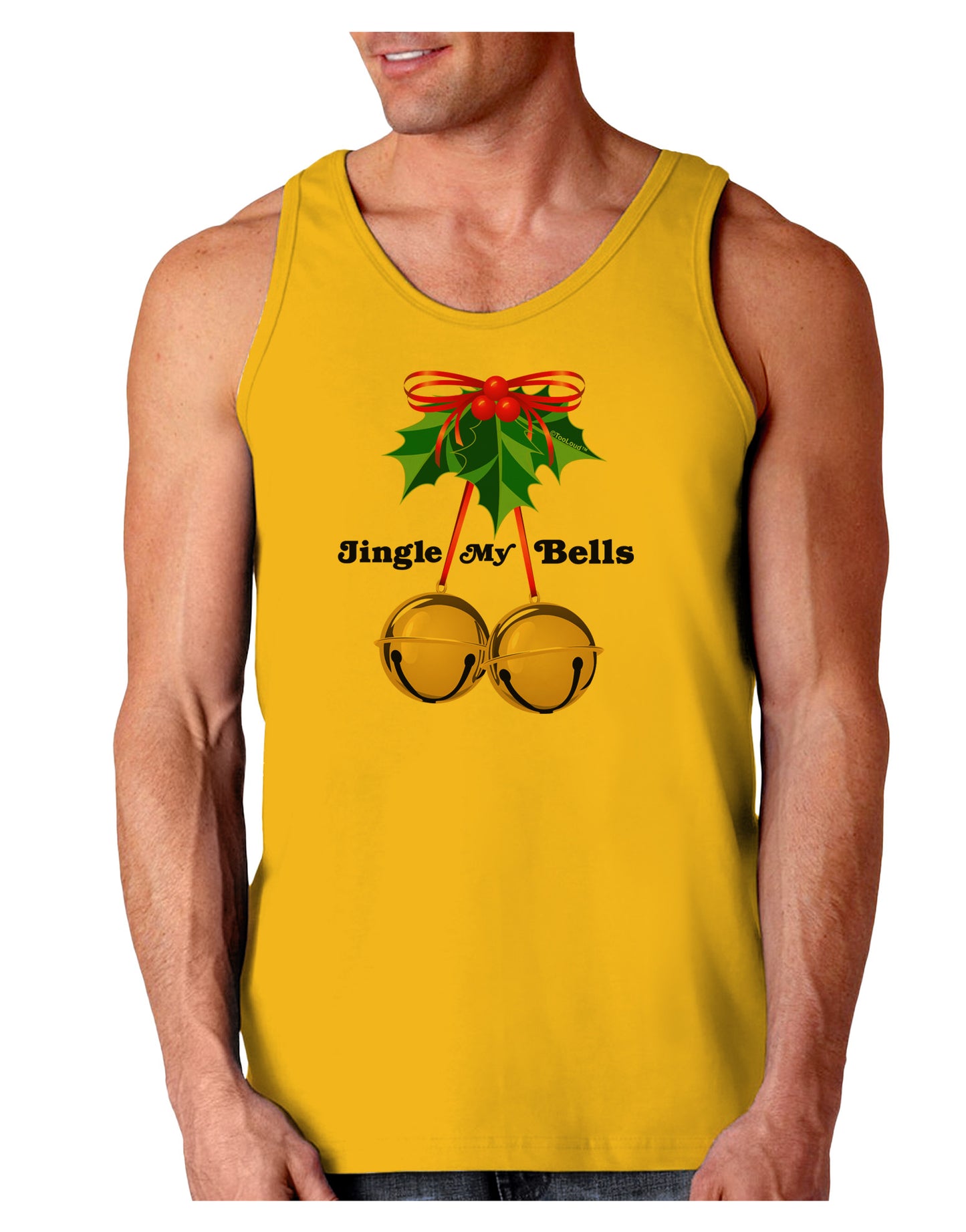 Jingle My Bells Loose Tank Top-Loose Tank Top-TooLoud-Gold-Small-Davson Sales