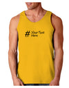 Personalized Hashtag Loose Tank Top by TooLoud-Loose Tank Top-TooLoud-Gold-Small-Davson Sales