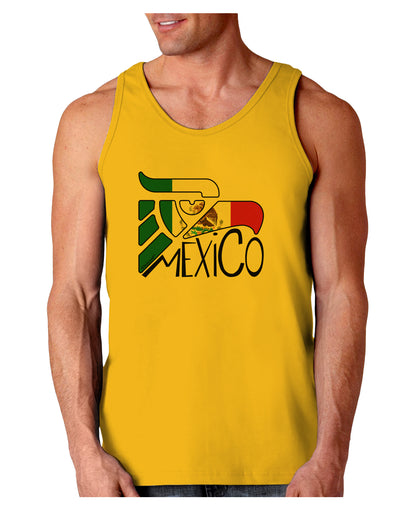 Mexico Eagle Symbol - Mexican Flag - Mexico Loose Tank Top by TooLoud-Loose Tank Top-TooLoud-Gold-Small-Davson Sales