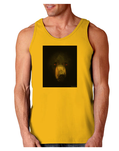 Scary Black Bear Loose Tank Top-Loose Tank Top-TooLoud-Gold-Small-Davson Sales