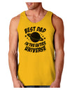 Best Dad in the Entire Universe - Galaxy Print Loose Tank Top-Loose Tank Top-TooLoud-Gold-Small-Davson Sales