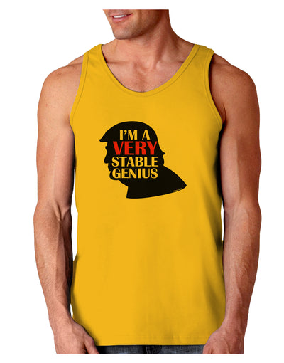 I'm A Very Stable Genius Loose Tank Top by TooLoud-Clothing-TooLoud-Gold-Small-Davson Sales