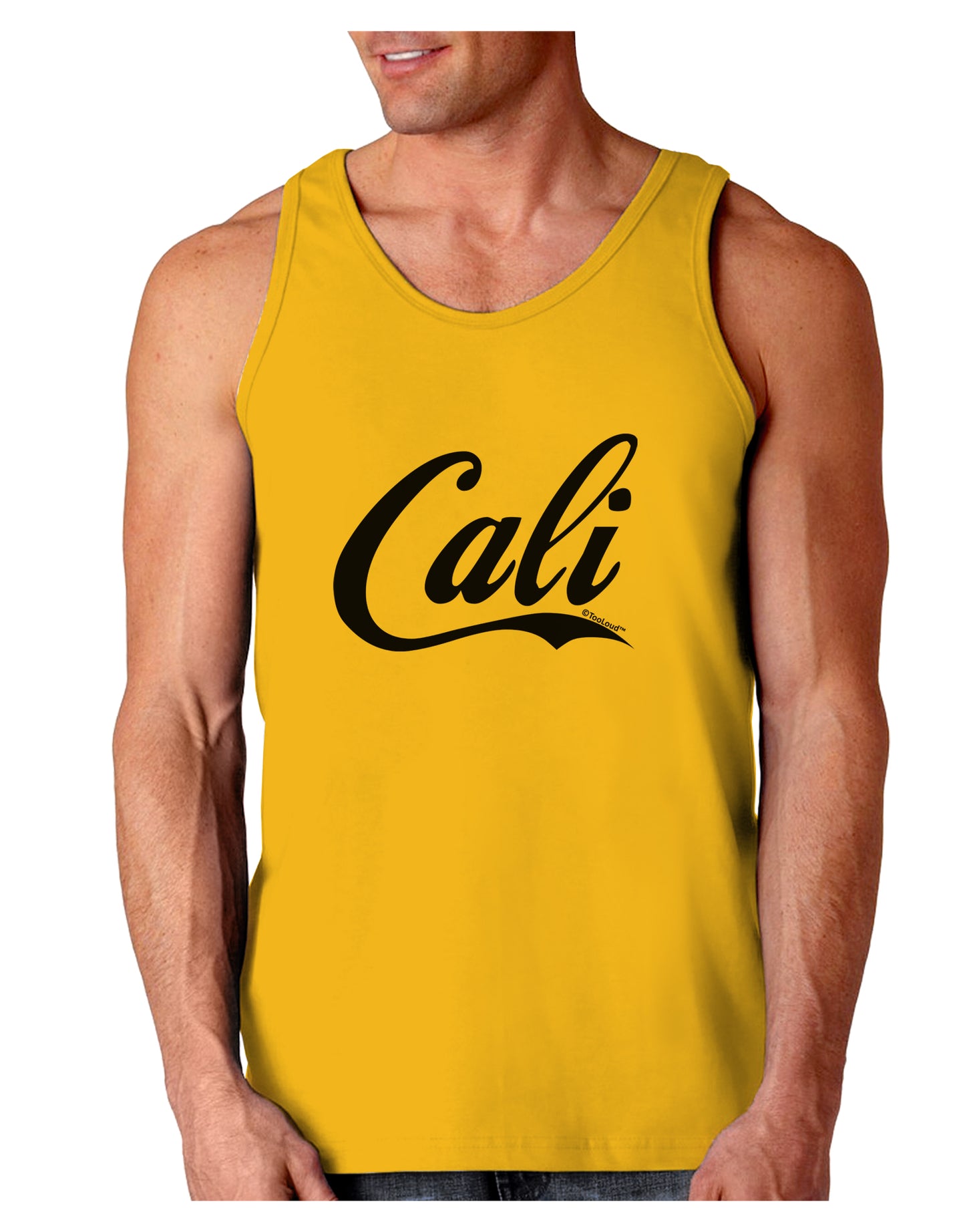 California Republic Design - Cali Loose Tank Top by TooLoud-Loose Tank Top-TooLoud-Gold-Small-Davson Sales