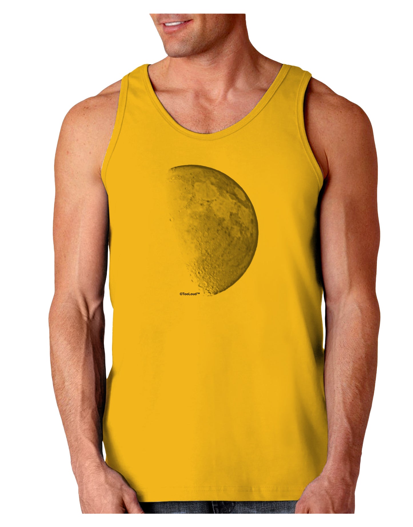 Moon Shadow Loose Tank Top-Loose Tank Top-TooLoud-Gold-Small-Davson Sales
