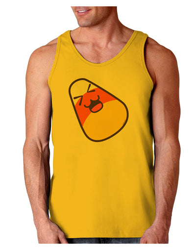 Cute Father Candy Corn Family Halloween Loose Tank Top-Loose Tank Top-TooLoud-Gold-Small-Davson Sales