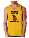 Proud to Be an Americat Loose Tank Top by TooLoud-Loose Tank Top-TooLoud-Gold-Small-Davson Sales