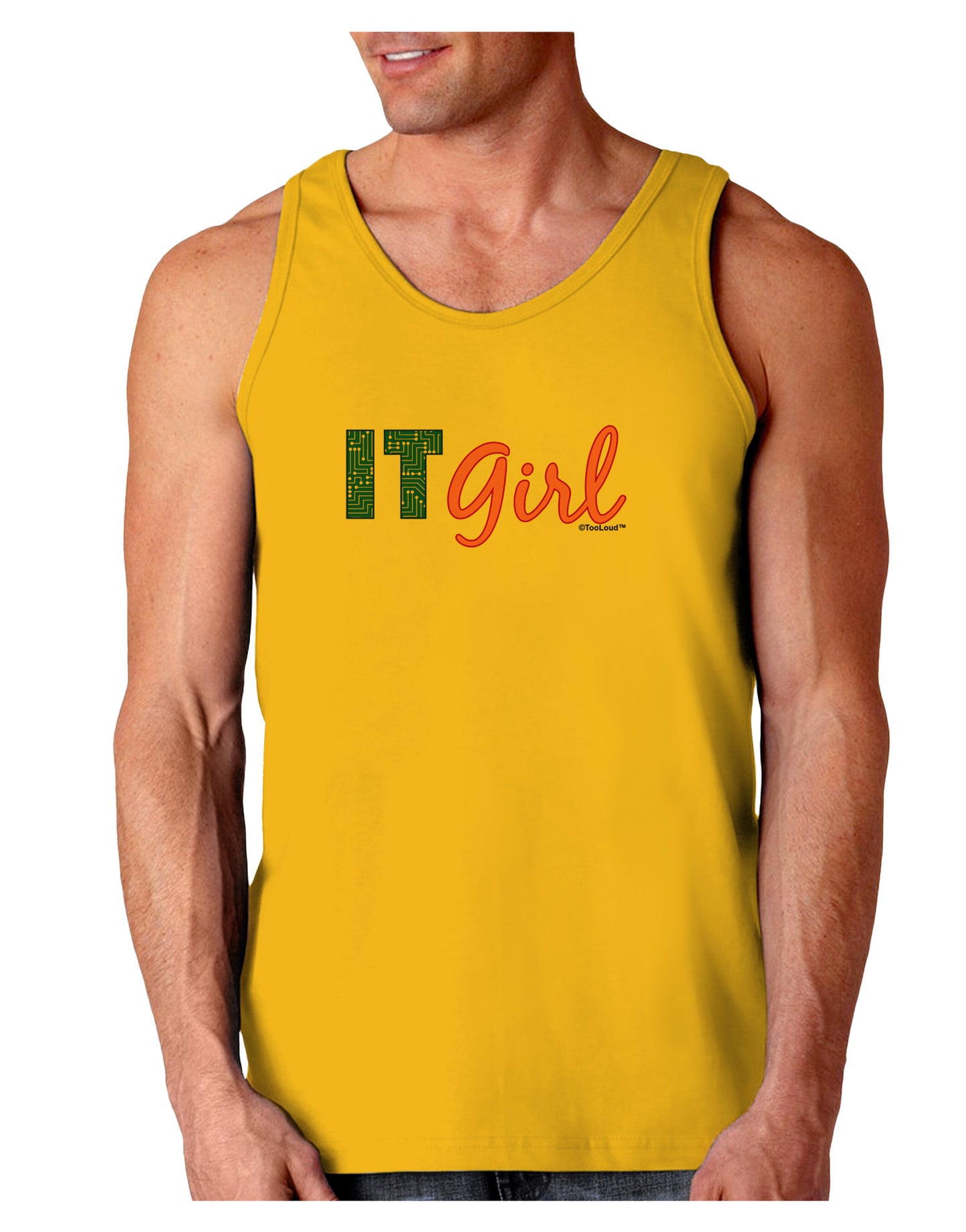 IT Girl Loose Tank Top-Loose Tank Top-TooLoud-Gold-Small-Davson Sales