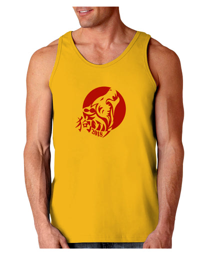 Chinese New Year 2018 Dog Loose Tank Top by TooLoud-TooLoud-Gold-Small-Davson Sales