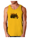 Laying Black Bear Cutout Loose Tank Top-Loose Tank Top-TooLoud-Gold-Small-Davson Sales