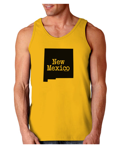 New Mexico - United States Shape Loose Tank Top by TooLoud-Loose Tank Top-TooLoud-Gold-Small-Davson Sales