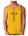 Jesus Saves - Cross Shape Design Loose Tank Top by TooLoud-Loose Tank Top-TooLoud-Gold-Small-Davson Sales