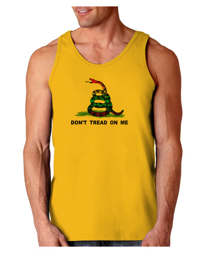 LGBT Freedom Rainbow Don't Tread on Me Loose Tank Top-Loose Tank Top-TooLoud-Gold-Small-Davson Sales
