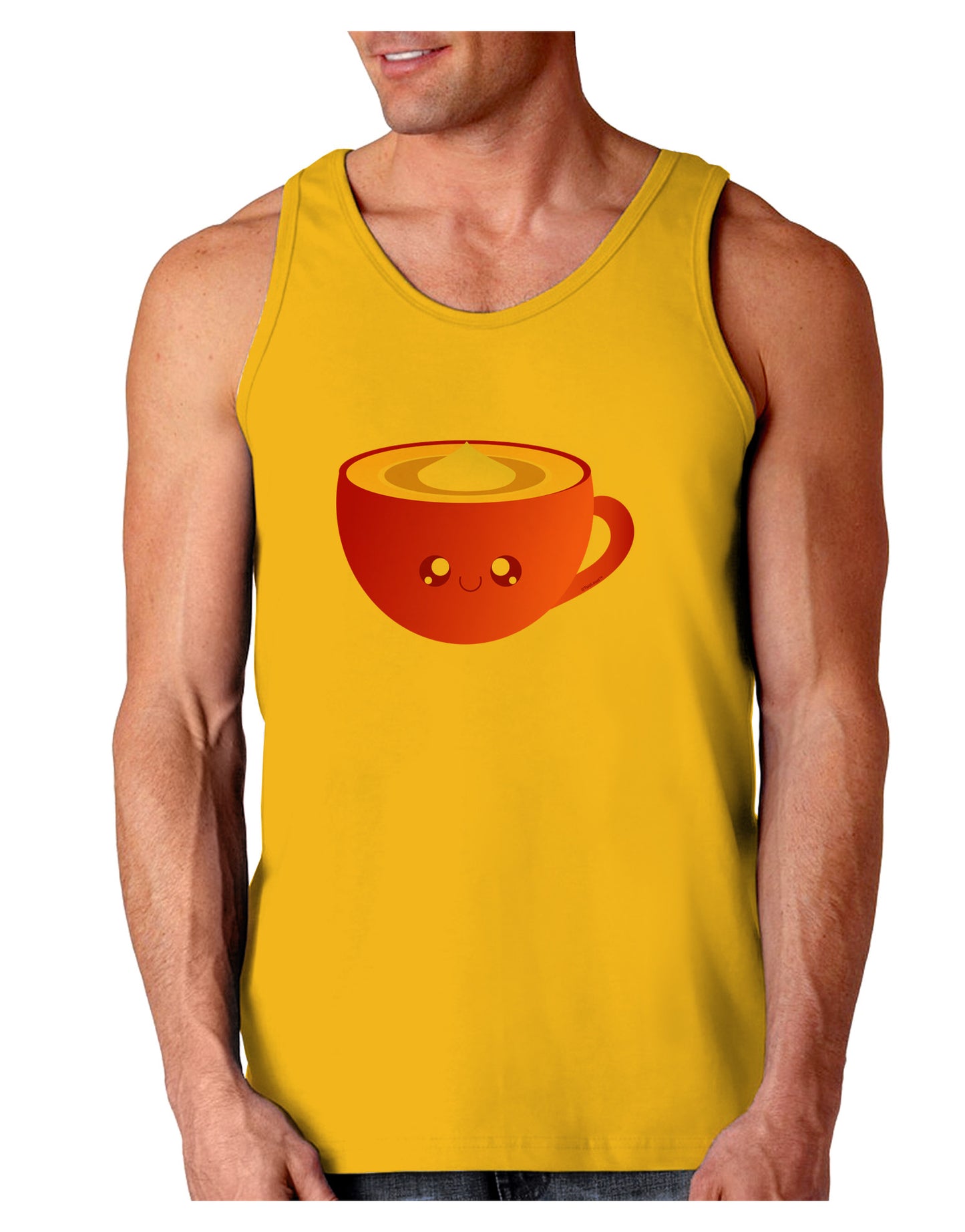 Cute Christmas Drink Eggnog Loose Tank Top-Loose Tank Top-TooLoud-Gold-Small-Davson Sales