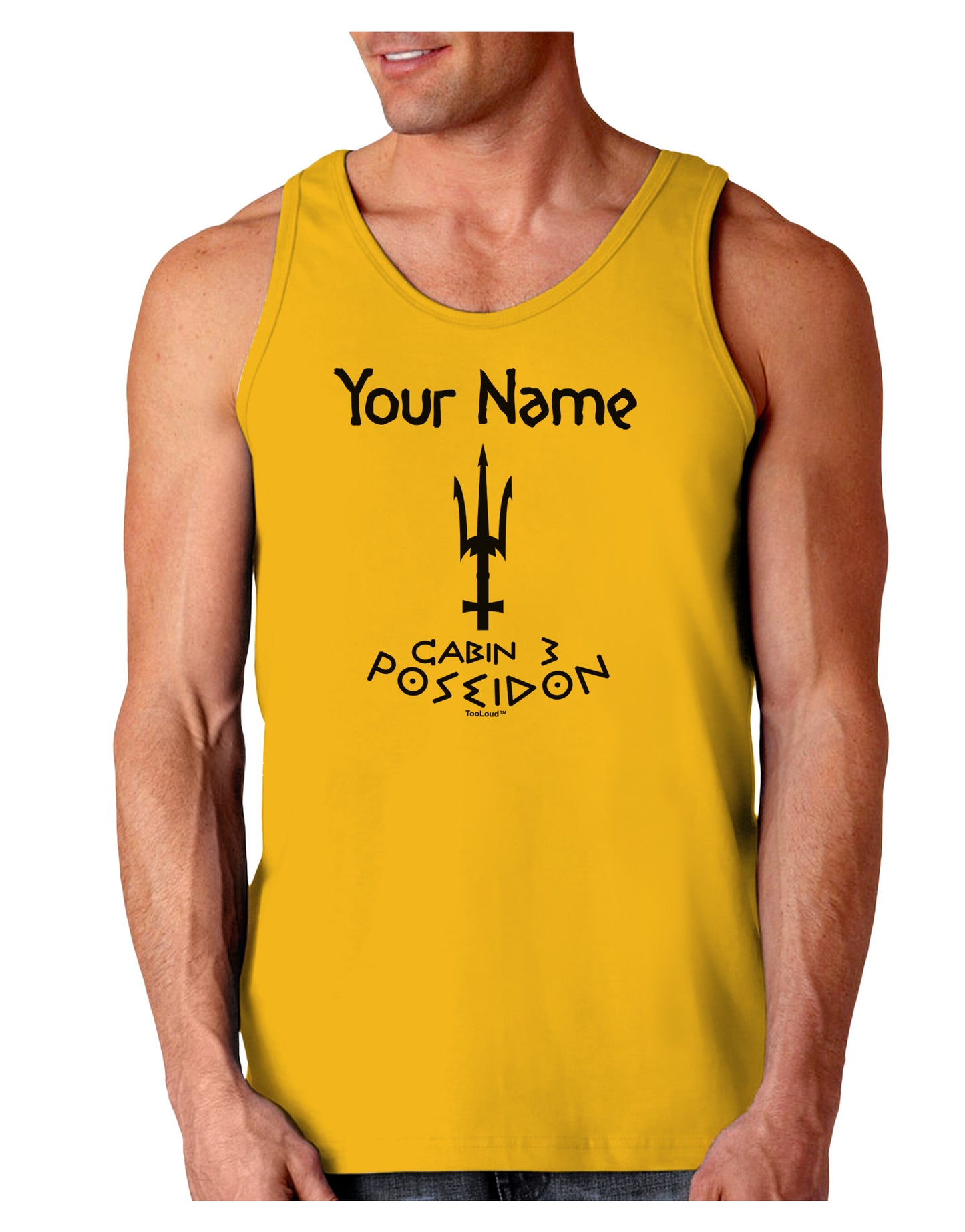 Personalized Cabin 3 Poseidon Loose Tank Top-Loose Tank Top-TooLoud-Gold-Small-Davson Sales