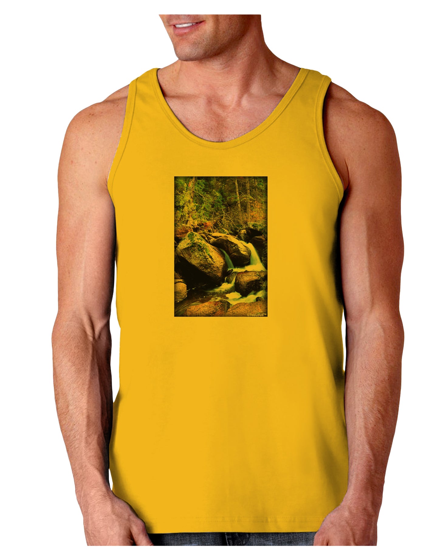 Rockies River Loose Tank Top-Loose Tank Top-TooLoud-Gold-Small-Davson Sales