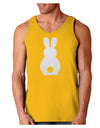 Cute Bunny Silhouette with Tail - White Glitter Loose Tank Top by TooLoud-Loose Tank Top-TooLoud-Gold-Small-Davson Sales