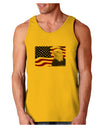 Patriotic USA Flag with Bald Eagle Loose Tank Top by TooLoud-Loose Tank Top-TooLoud-Gold-Small-Davson Sales