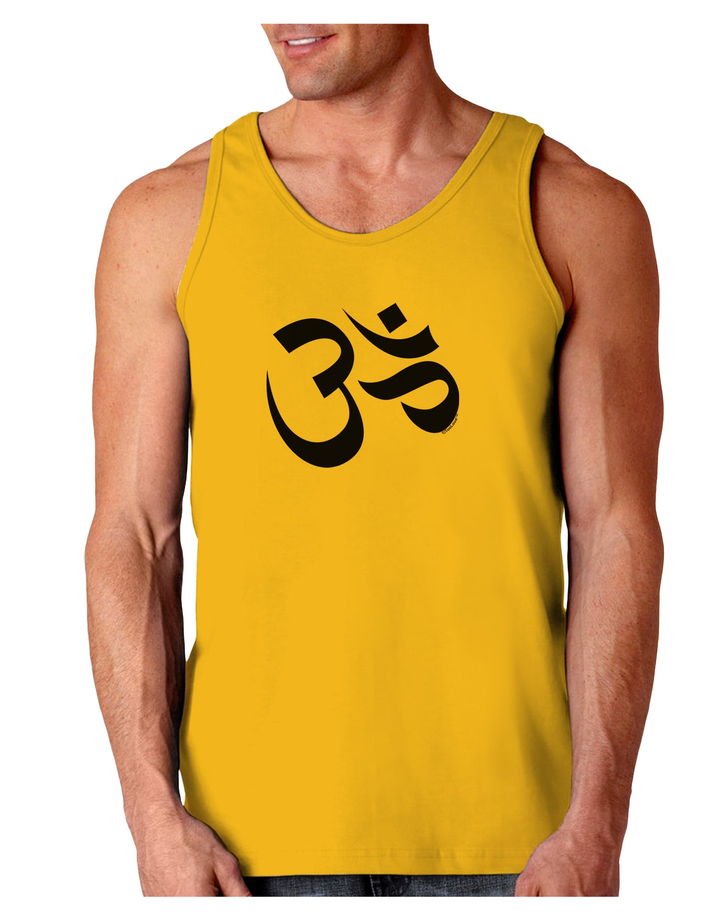 Om Symbol Loose Tank Top-Loose Tank Top-TooLoud-Gold-Small-Davson Sales