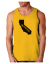 California - United States Shape Loose Tank Top by TooLoud-Loose Tank Top-TooLoud-Gold-Small-Davson Sales