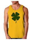 Lucky Four Leaf Clover St Patricks Day Loose Tank Top-Loose Tank Top-TooLoud-Gold-Small-Davson Sales